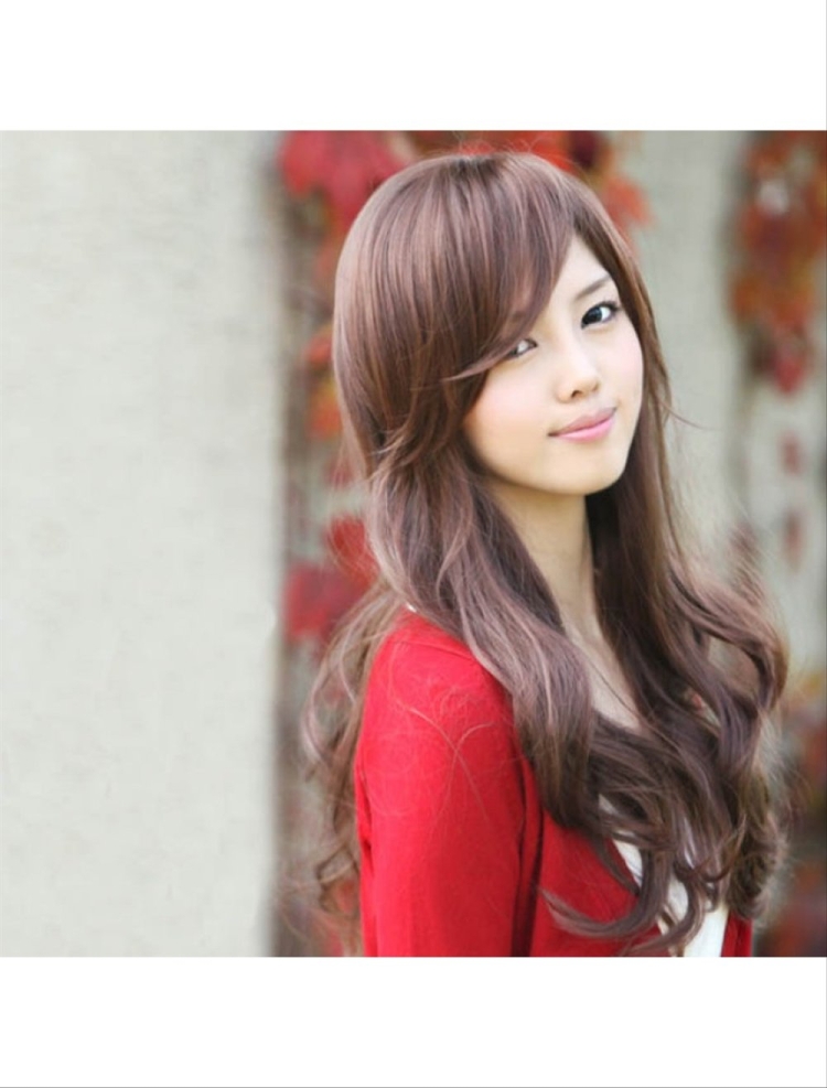 Японская женская стрижка длинные волосы