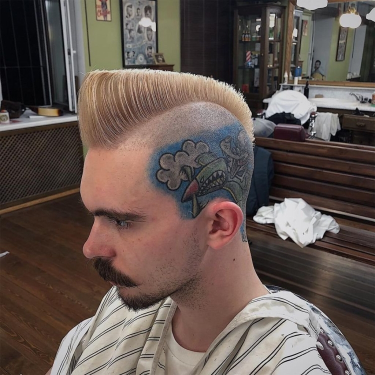 Армейский ирокез стрижка