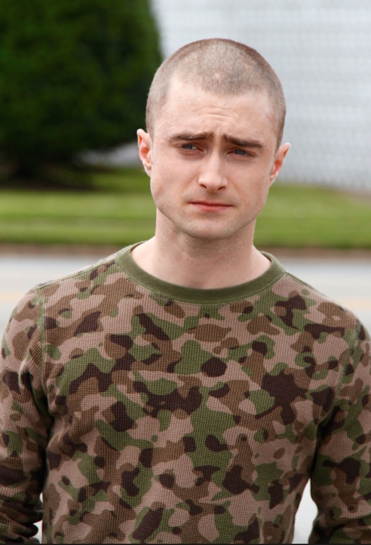 Дэниел Рэдклифф лысый