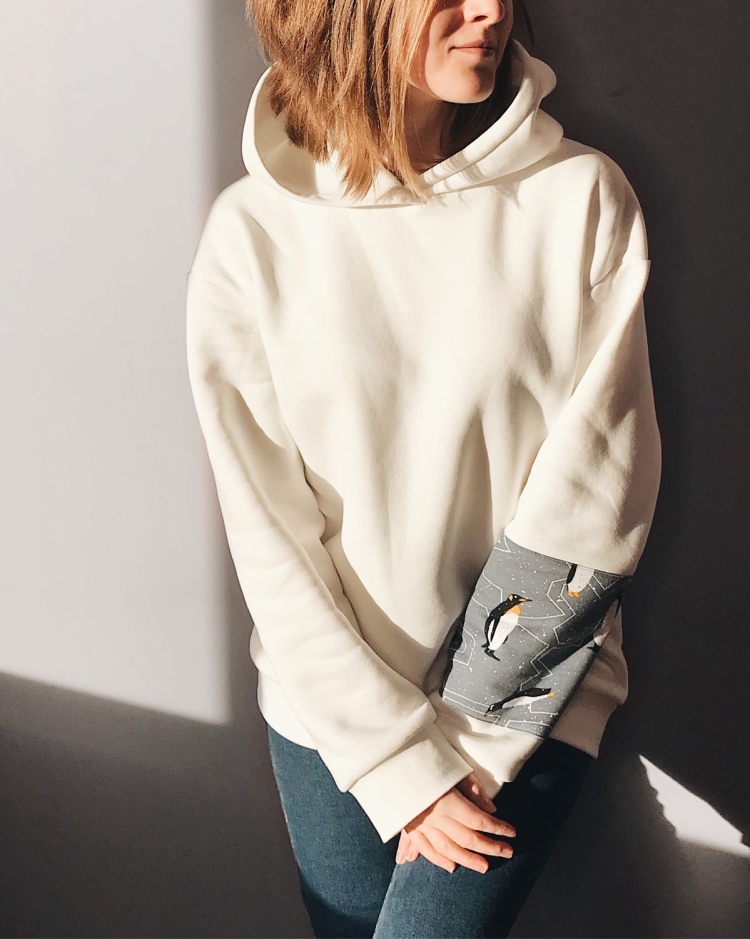 Гранж худи оверсайз