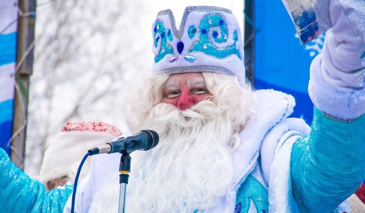 Макияж Деда Мороза