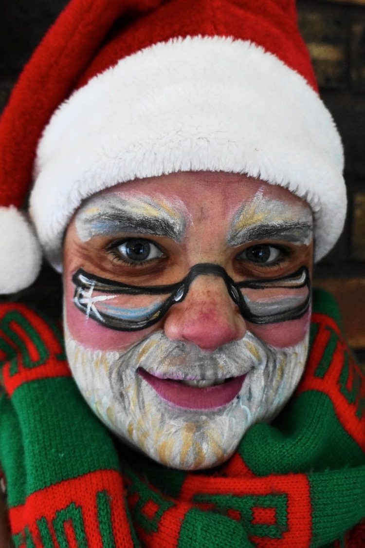 Аквагрим Санты