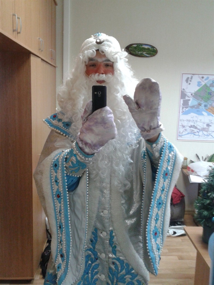 Грим под Деда Мороза