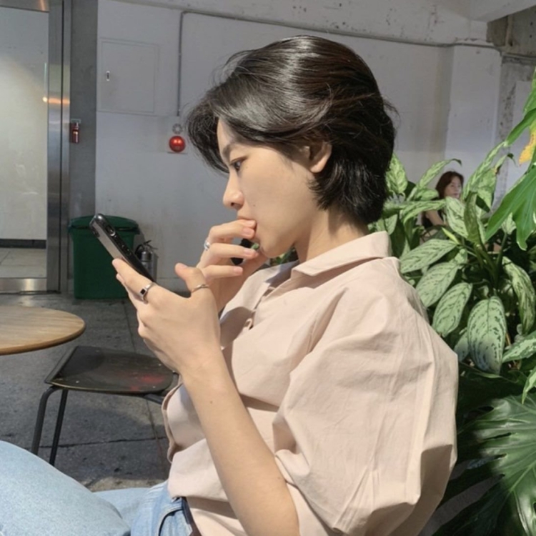 Korean short Hairstyle Боб