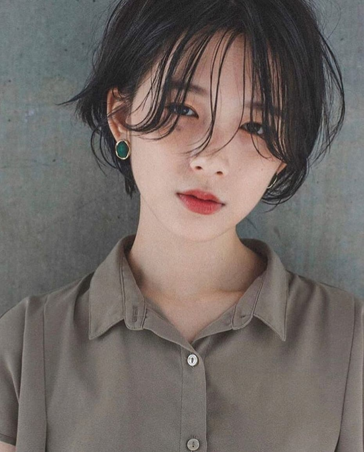 Томбой Корея стрижка