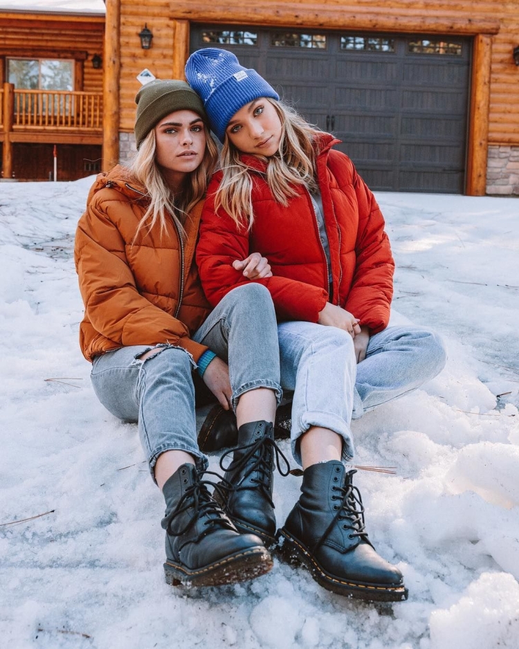 Подростки зимой