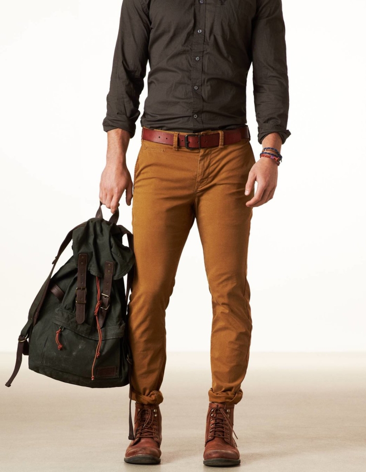 Одежда под коричневые брюки