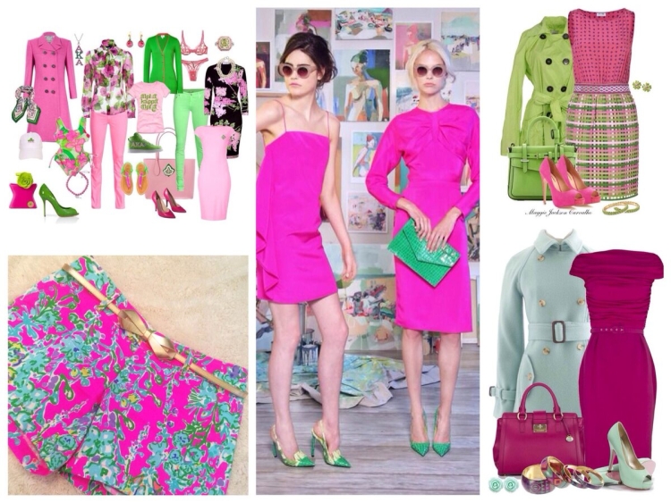 Фуксия сочетание цветов в одежде