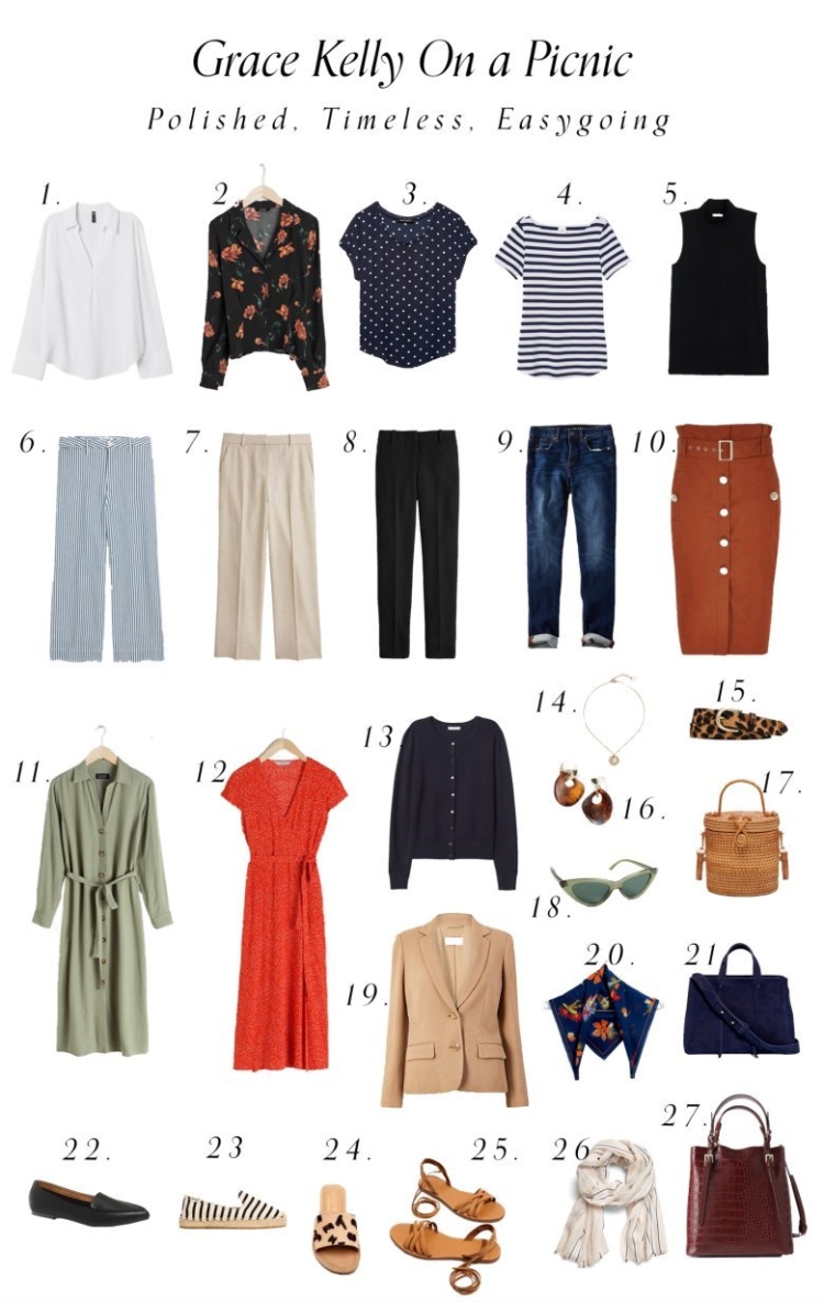 Капсула для типажа Грейс Келли