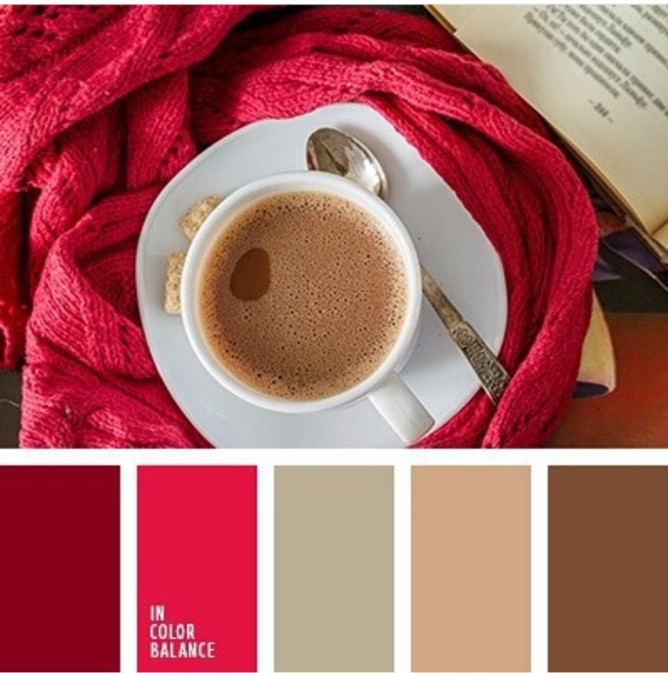 Бежево коричневая палитра