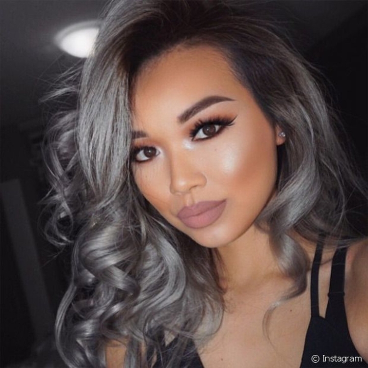 Пепельные волосы для смуглых