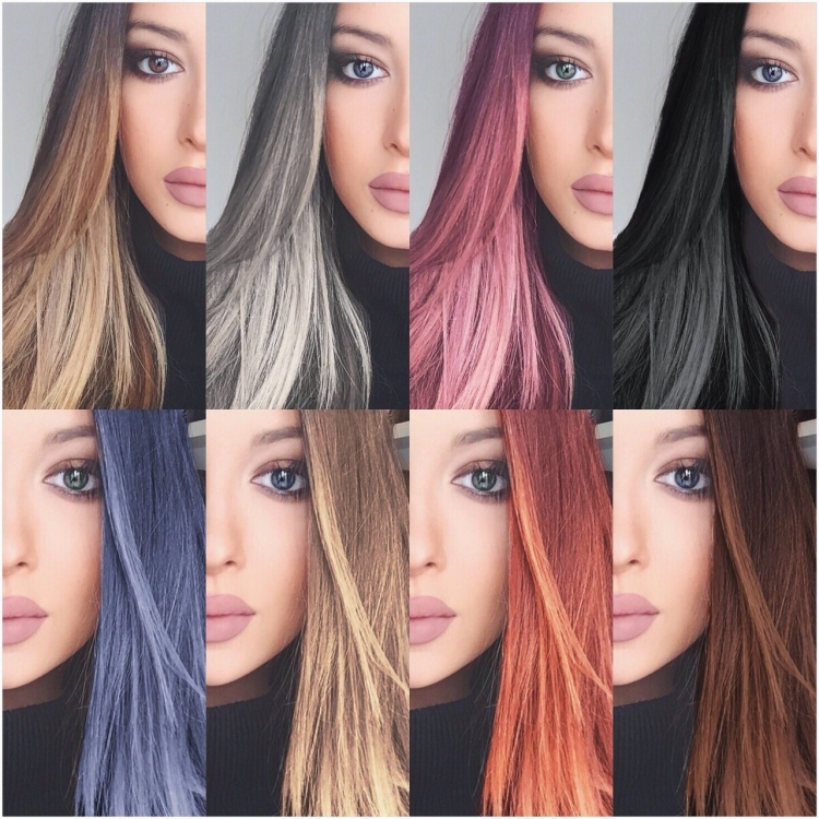 Красивое сочетание цвета волос и глаз