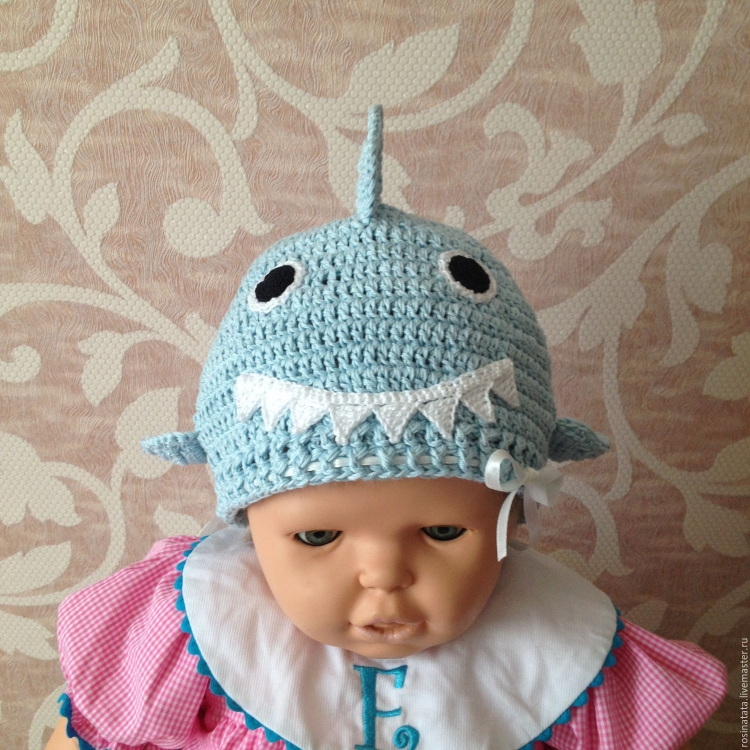 Размер шапок акула