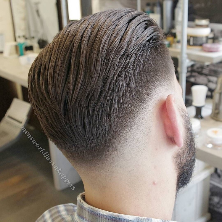 Slick back Помпадур