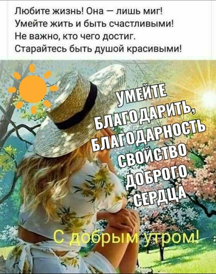 Позитивные высказывания про лето