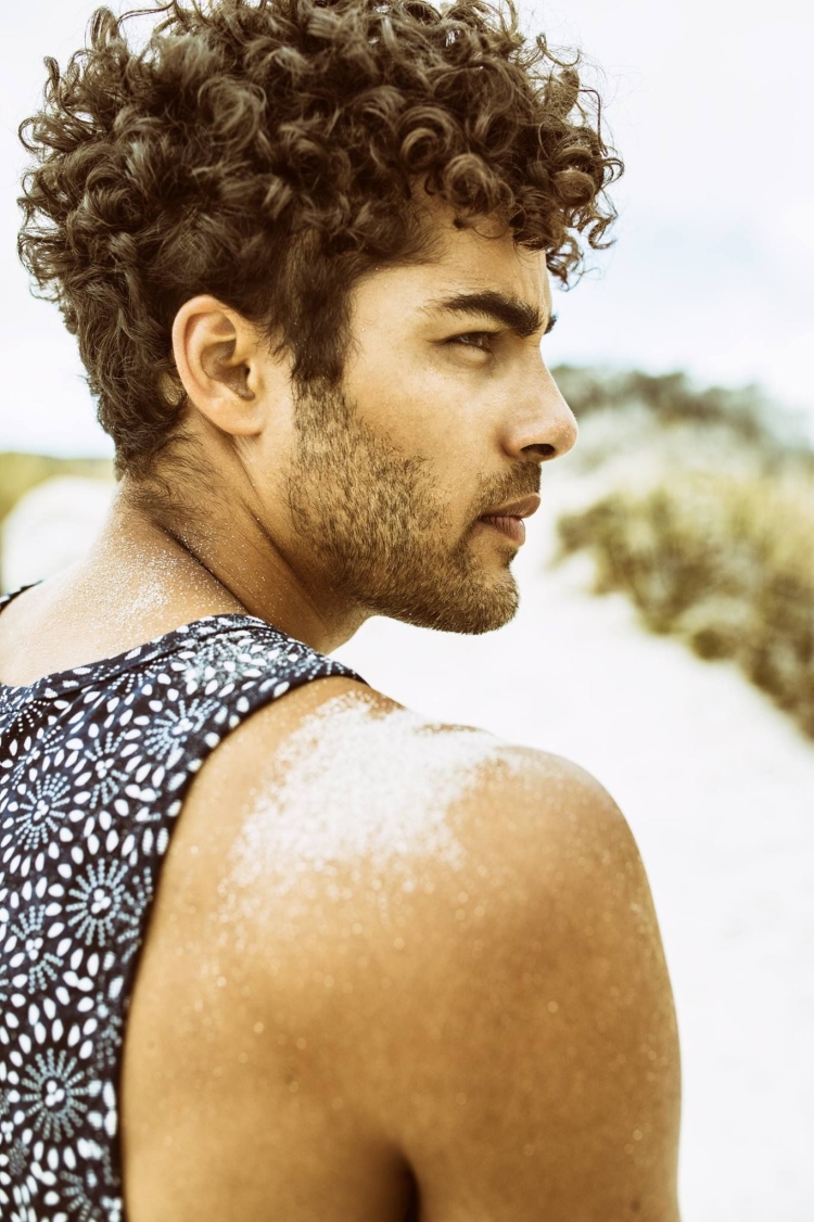 Кучерявые прически мужские