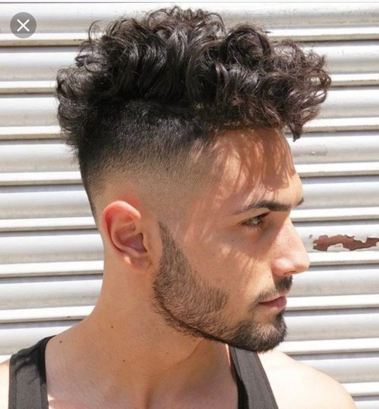 Стрижка фейд на кудрявые волосы