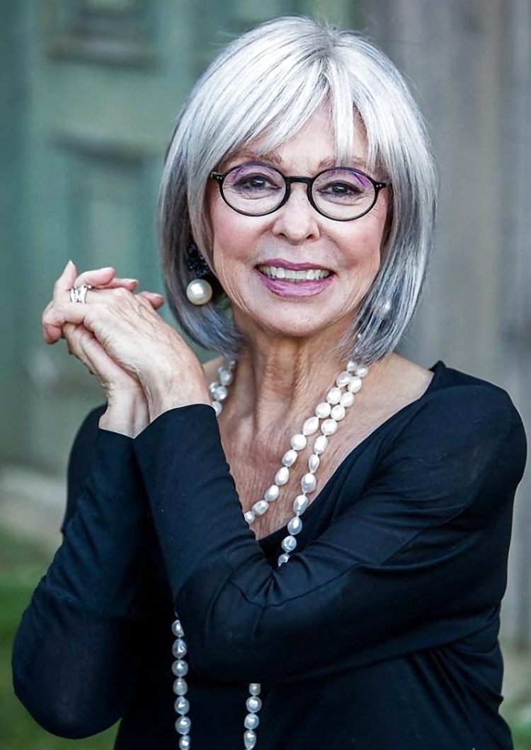 Боб каре на Седые волосы