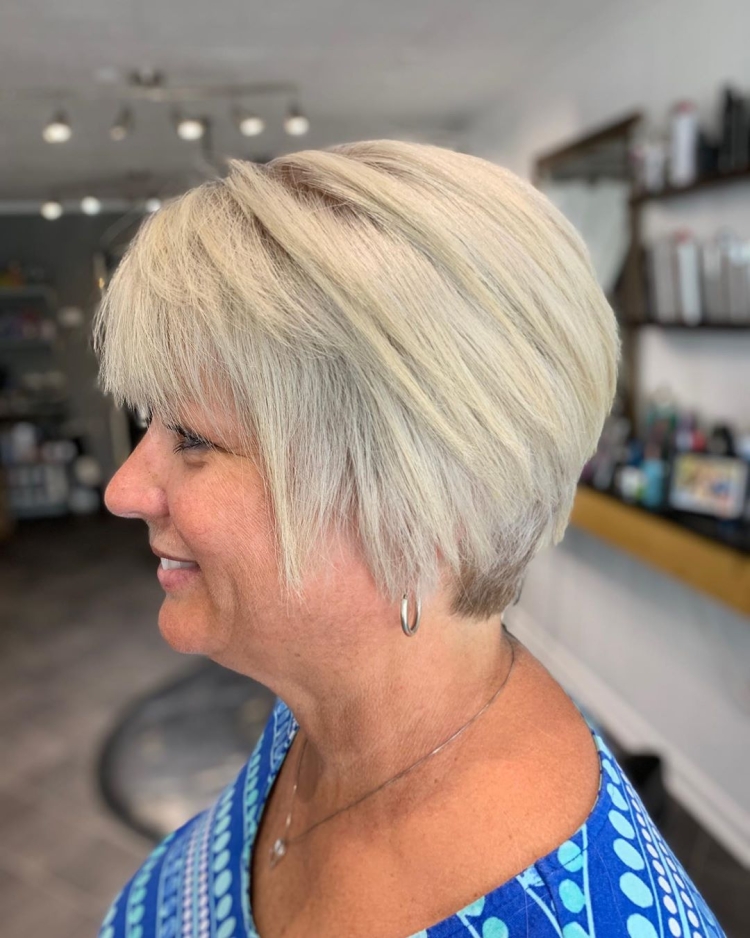 Стрижка шапочка женская для пожилых