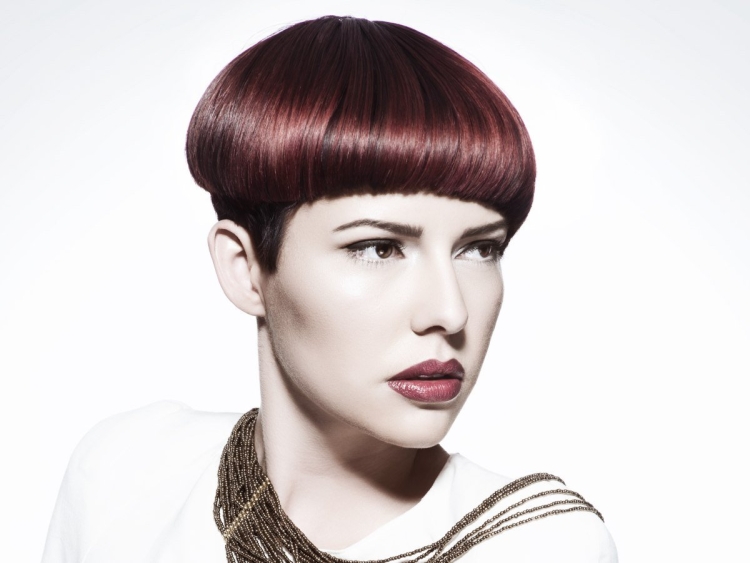 Прическа грибок