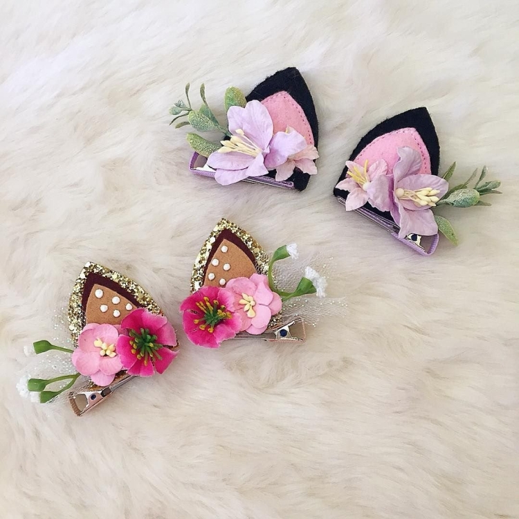 Заколки с фоамирана