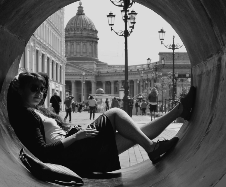 Девушка в Питере