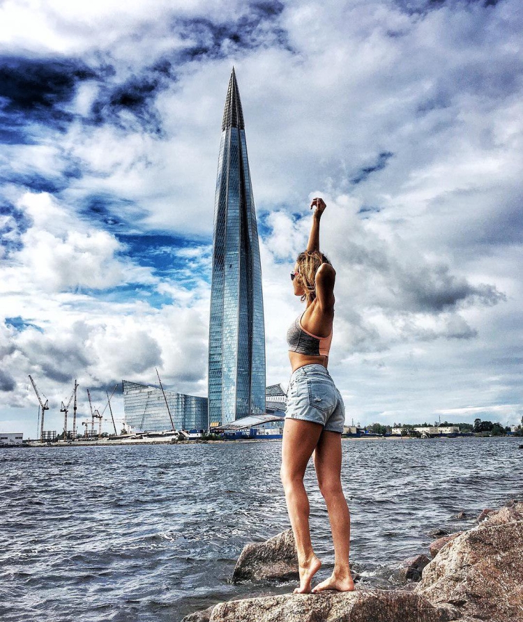 Лахта центр селфи