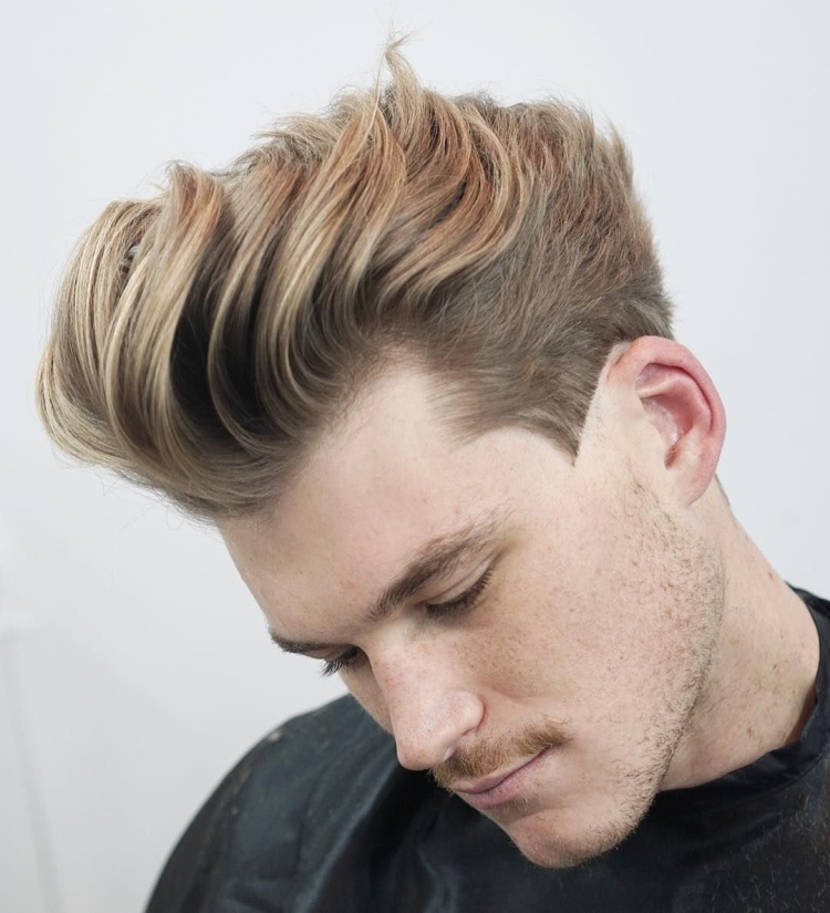 Мужское окрашивание на короткие волосы