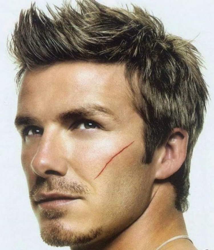 Мужская стрижка рваные волосы с мелированием