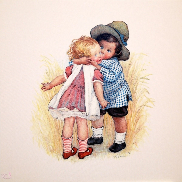 Ретро открытки с детьми