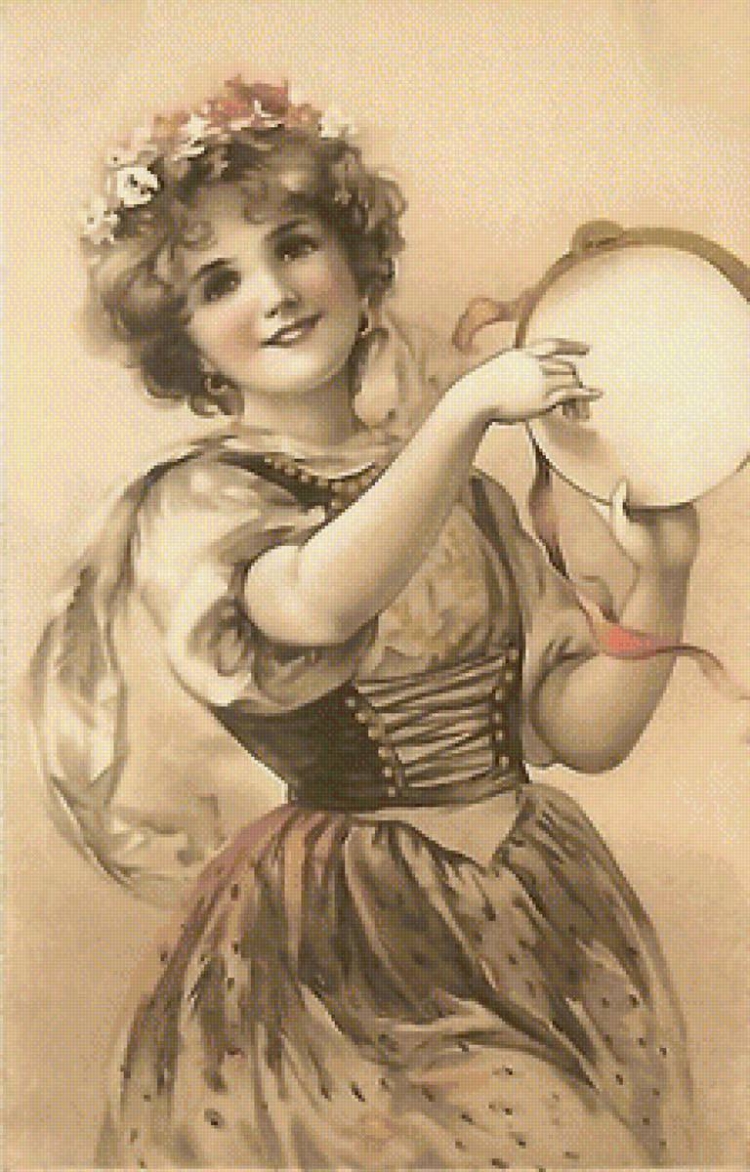 Винтажные барышни