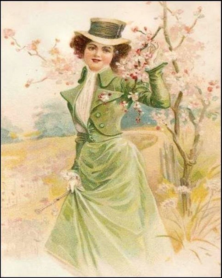 Винтажные барышни