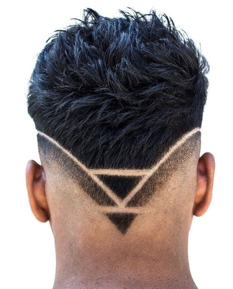 Мужские стрижки с узорами