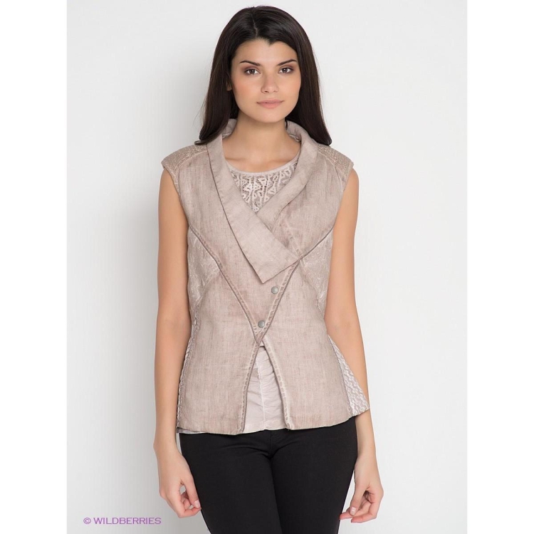 Женские жилеты из ткани
