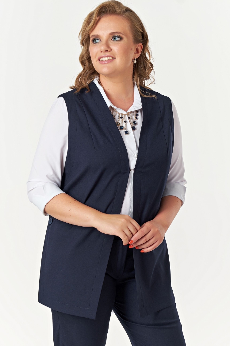 Жилеты из костюмной ткани для женщин