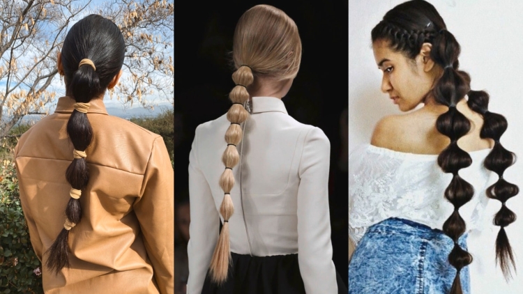 Прическа фонарики из хвоста