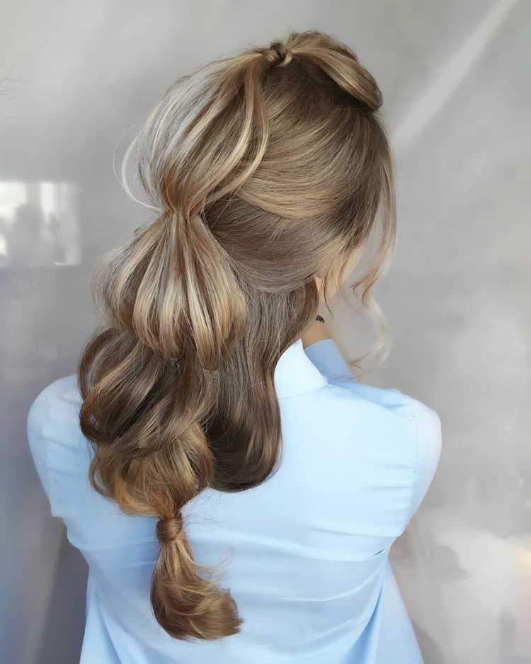 Фонарики на волосах