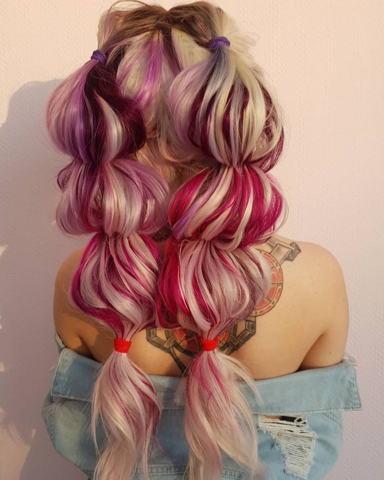 Прическа фонарики