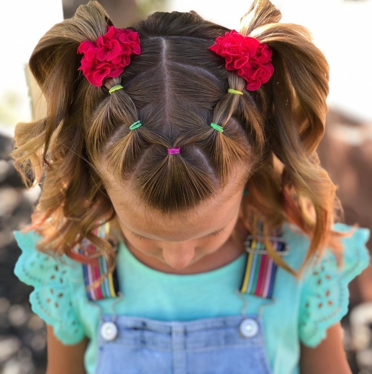 Причёски для девочек в садик