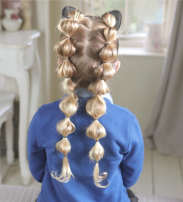 Красивые прически с резинками