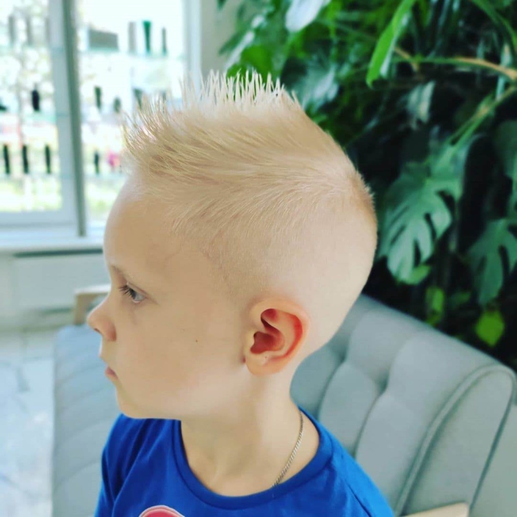 Детская стрижка ирокез