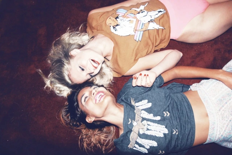 Домашняя фотосессия с подругой