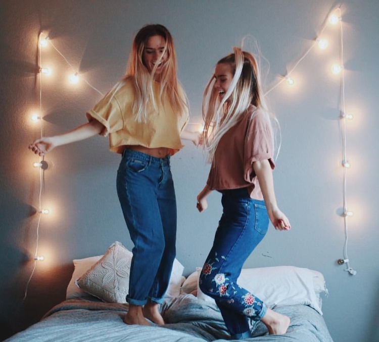 Домашняя фотосессия с подругой