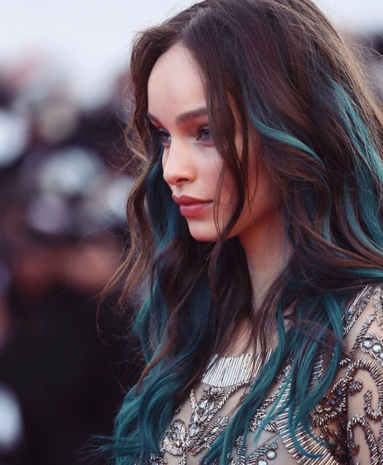 Разноцветные пряди