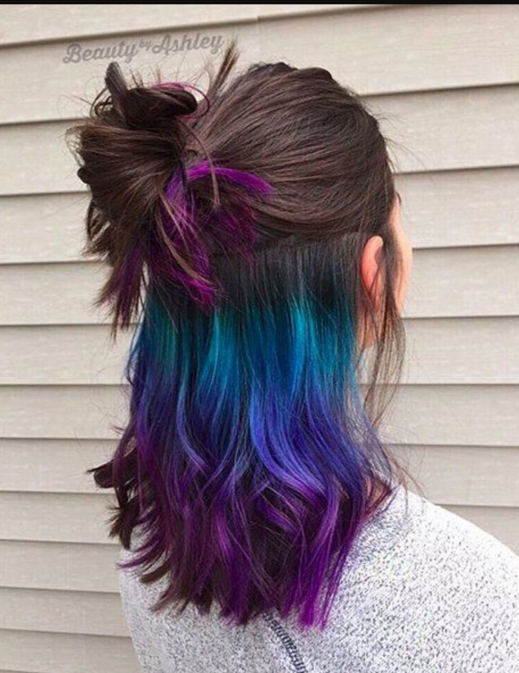 Разноцветные волосы