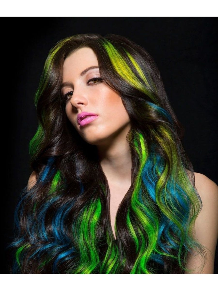 Зеленые пряди