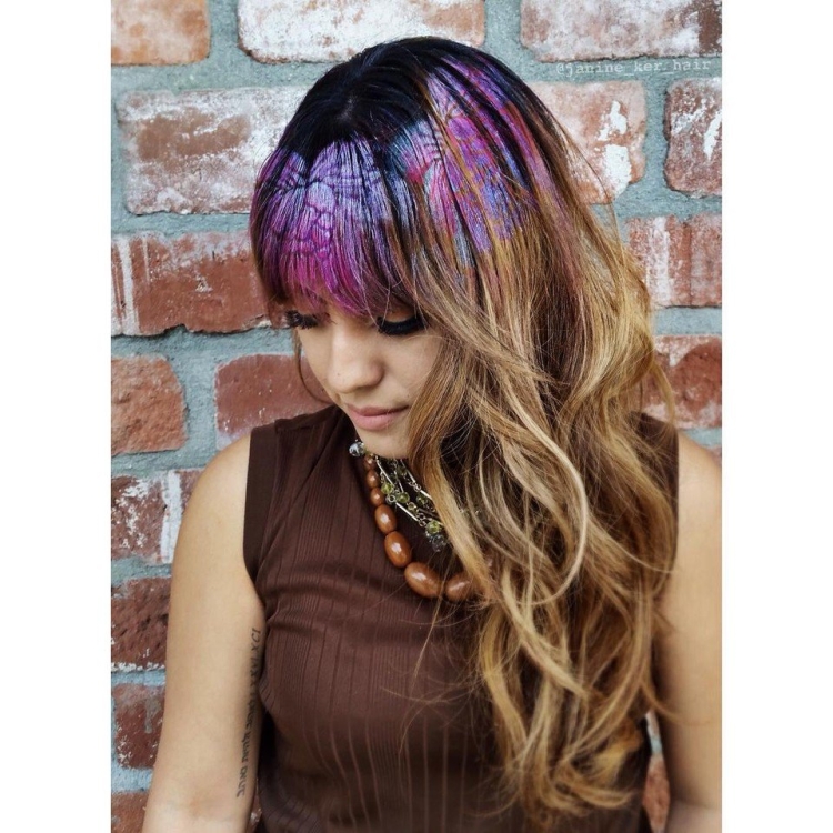 Крашеные пряди