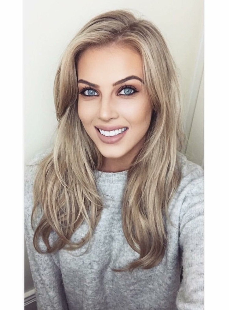 Светлый цвет волос для голубых глаз