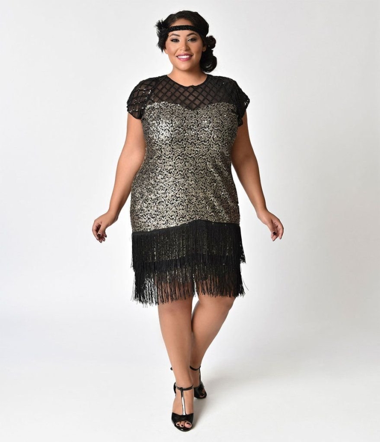 Платье 20 х годов на полных