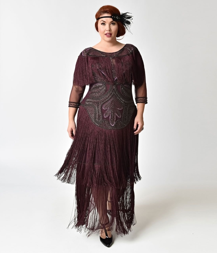 Стиль Гэтсби плюс сайз